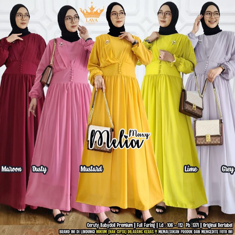 MELIA MAXY MALINA DRESS TERBARU