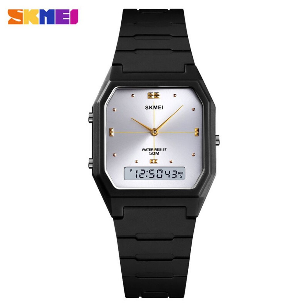 SKMEI 1604 Jam Tangan Wanita Digital Analog Anti Air WATCHKITE WKOS