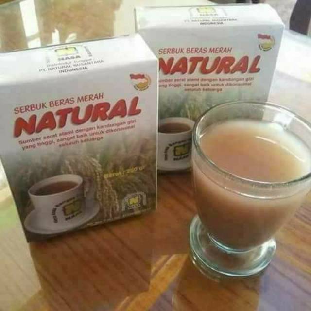 

Serbuk beras merah natural
