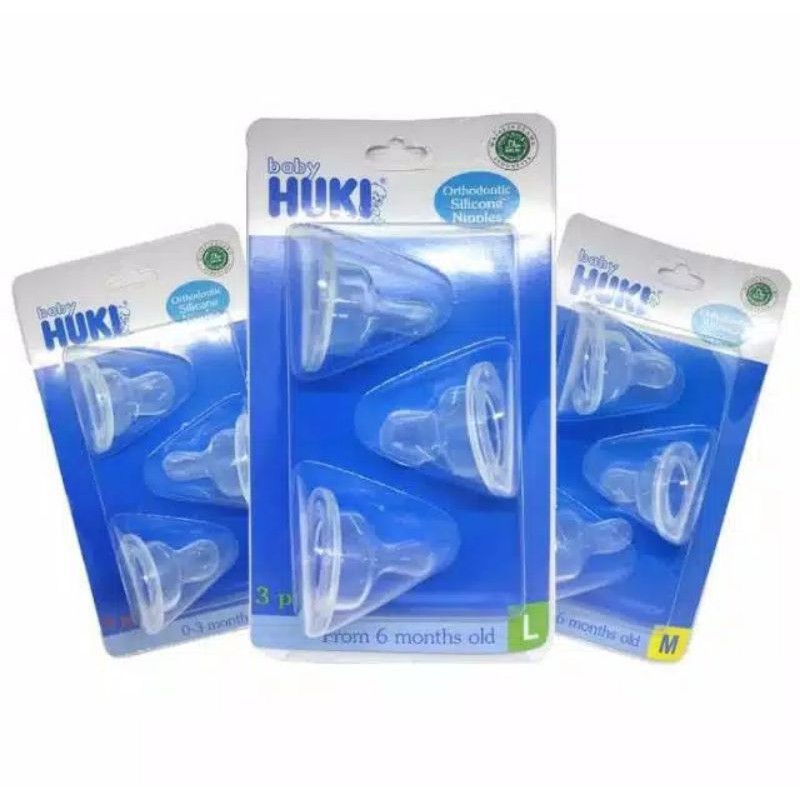 Huki Silicone Nipple isi 3