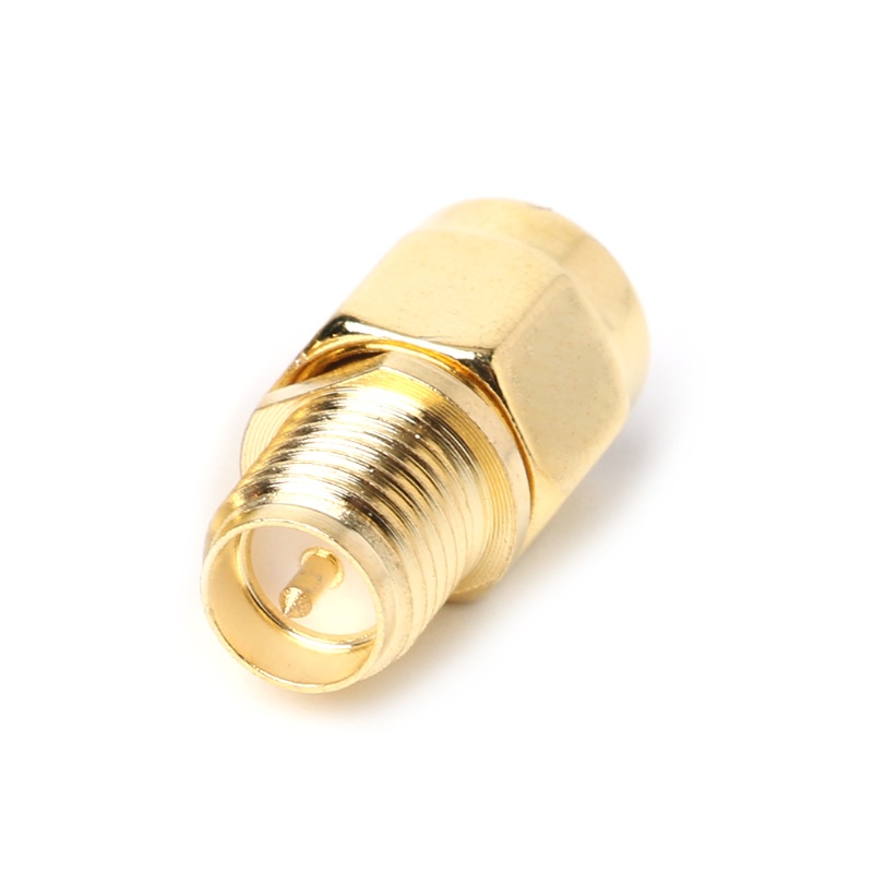 Zzz Adapter Konektor Coaxial Rf Lurus Plug Sma Male Ke Rp-S Male