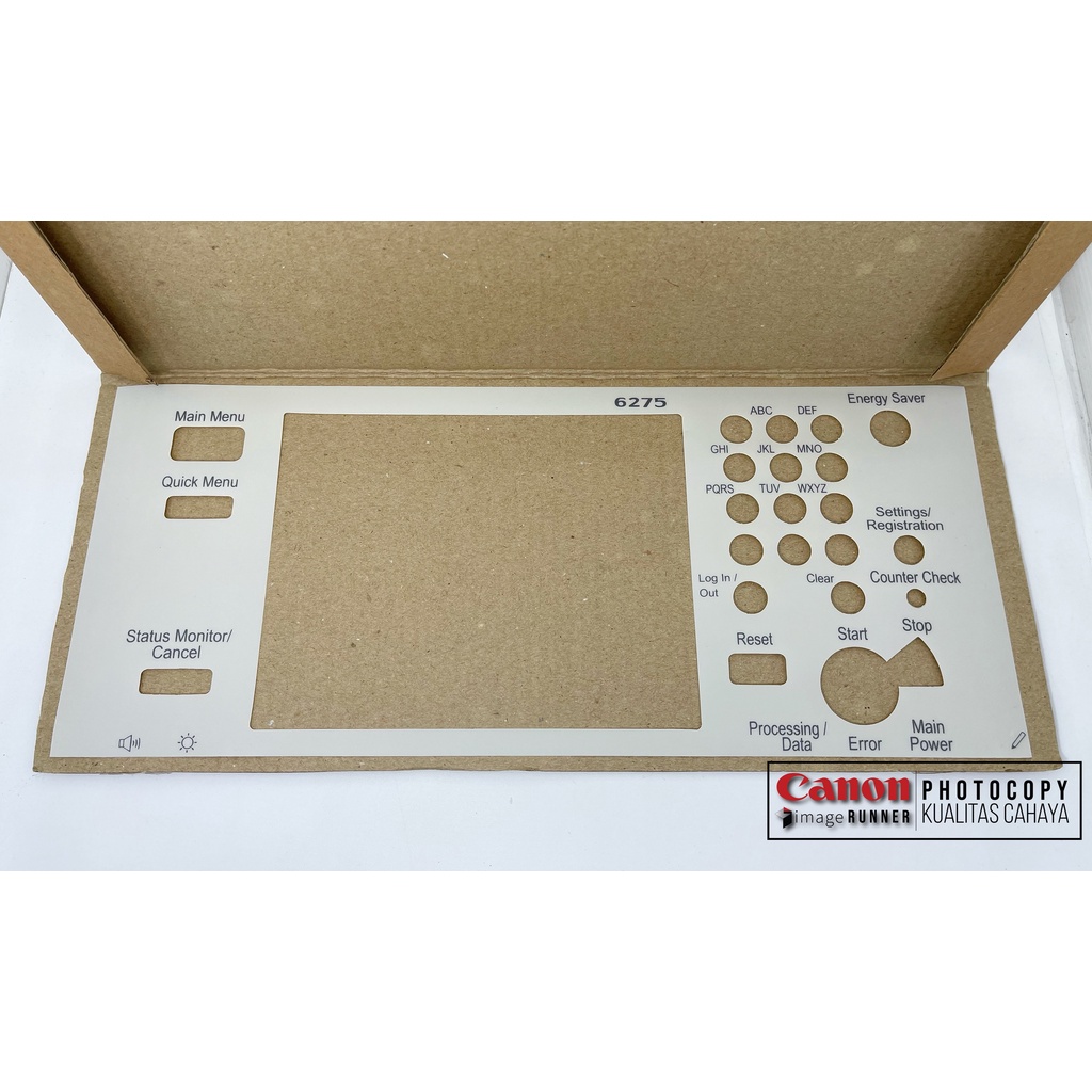 Sheet Control Panel Assy Mesin Fotokopi Canon IRA 6275 Import