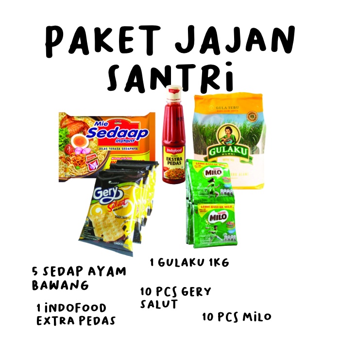 

Paket Jajanan Santri & Santriwati Di Pondok Pesantren Modern Maupun Tradisional