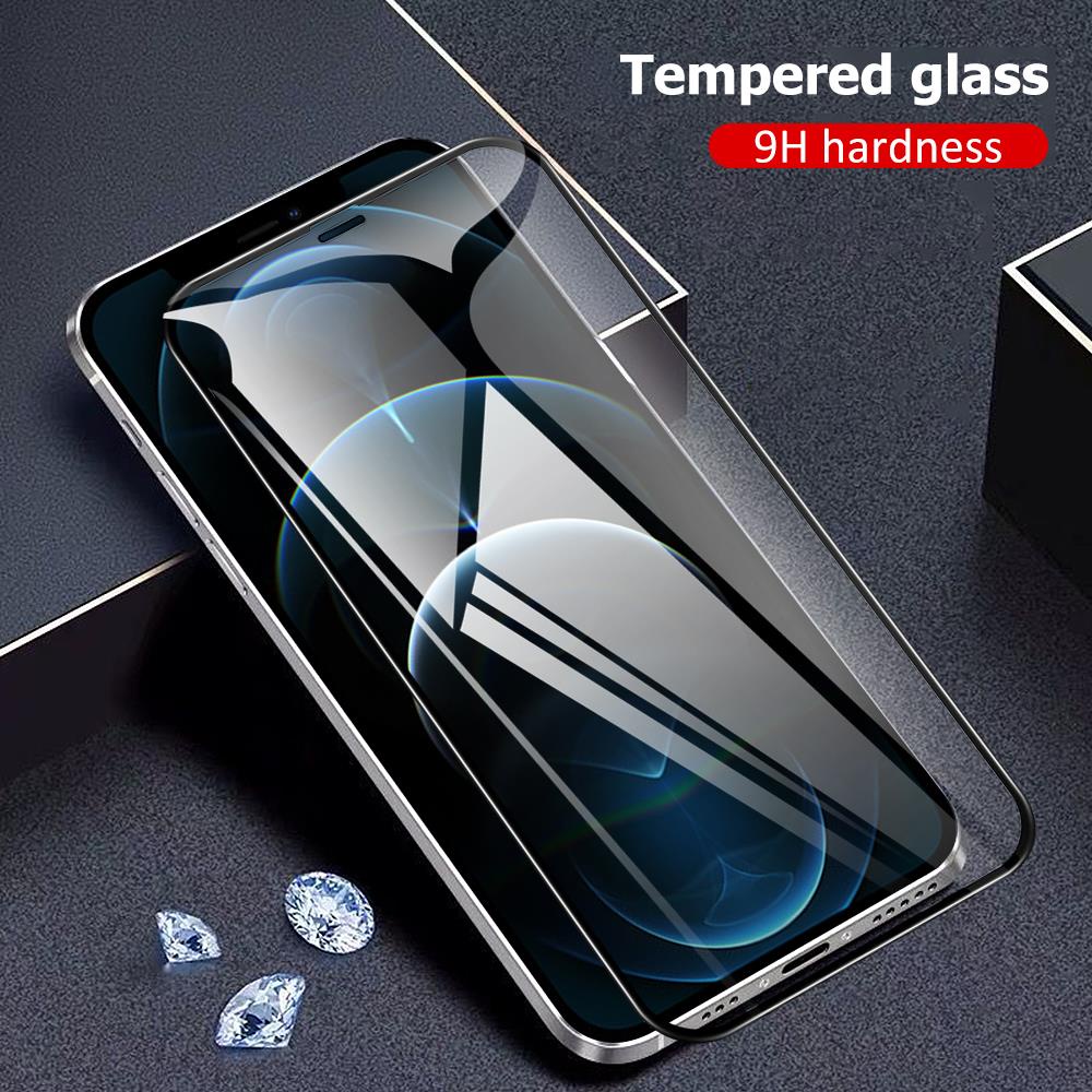 3pcs Pelindung Layar tempered Glass Untuk iphone 13 12 11 Pro Max 6 7 8 Plus 13 12 11 X XS XR 13 12 Mini XS Max