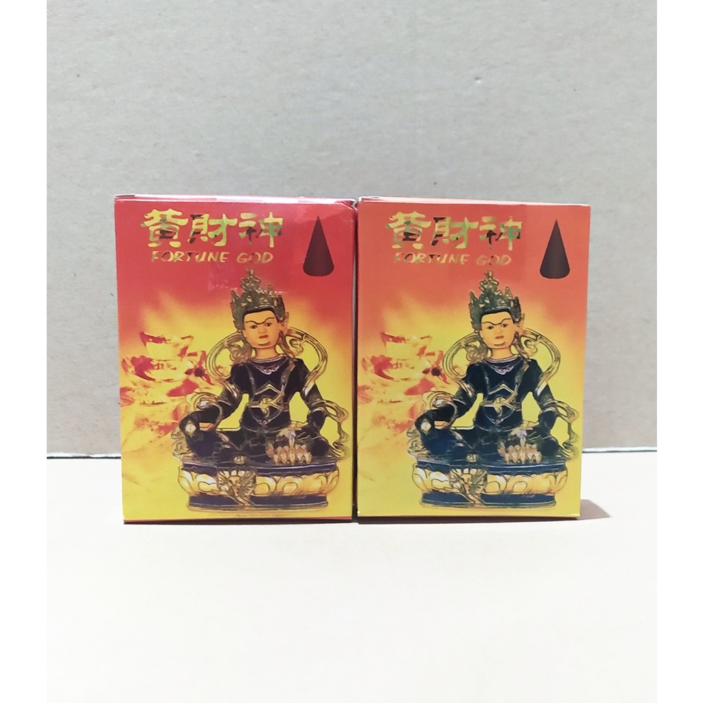 Hio Dupa Wangi India Kerucut Dewa Rezeki Fortune God per Pack isi 10