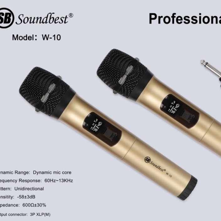 MICROPHONE WIRELESS SOUNDBEST W10