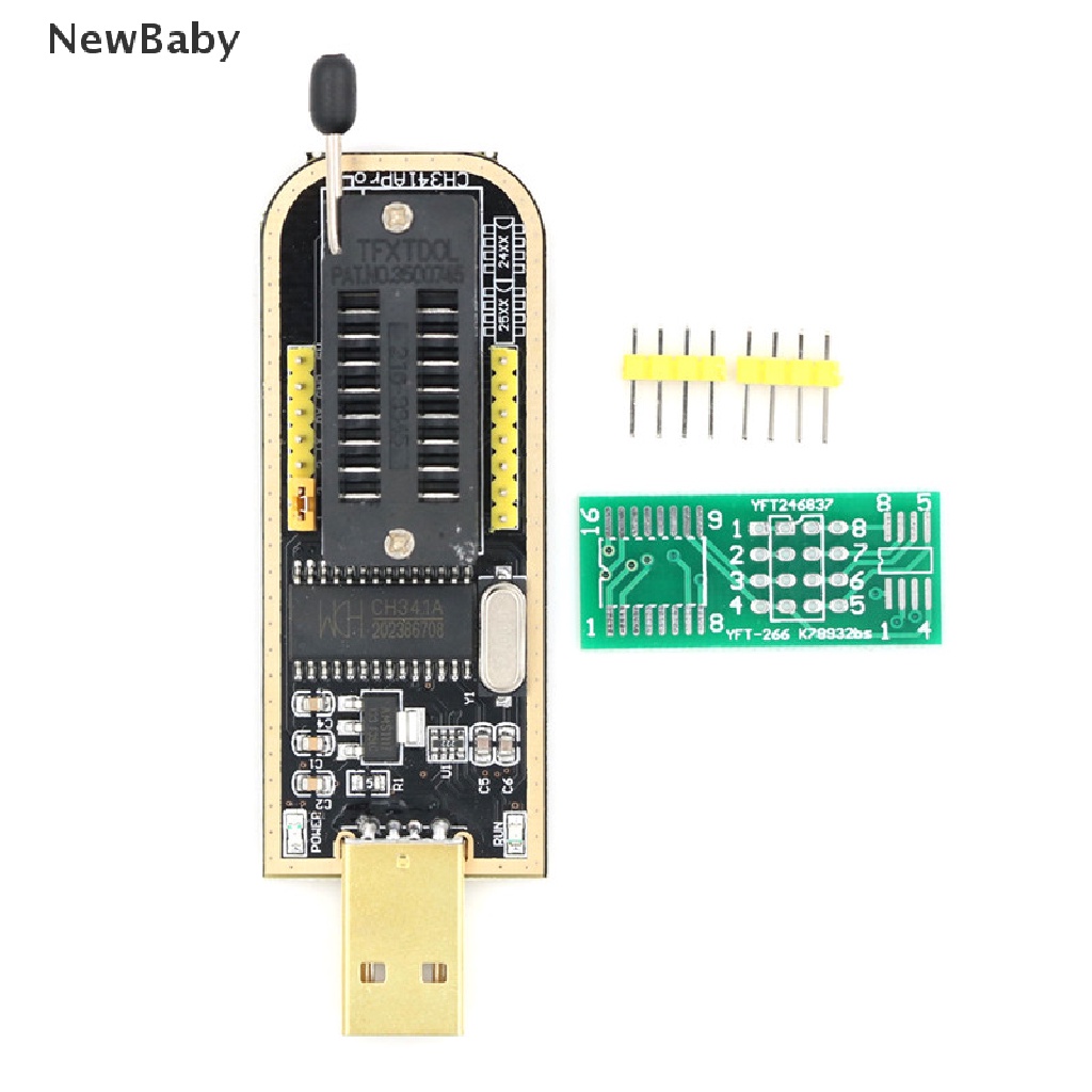 Newbaby Chip Pembakaran BIOS Writer CH341A 24 EEPROM 25 SPI Dengan Port USB