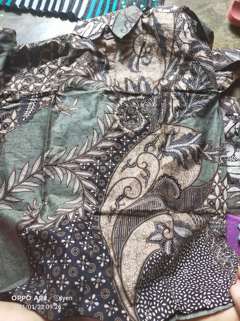 Baju Kemeja Batik Kantor Pria Lengan Panjang Fashion Pekalongan Solo Bw 058