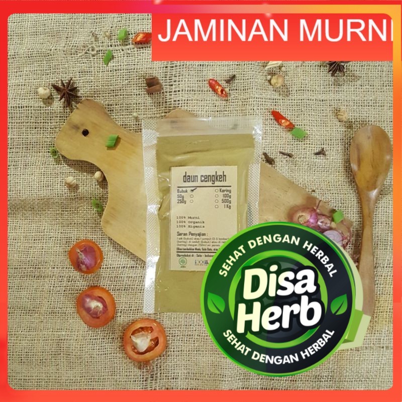 

DAUN CENGKEH BUBUK 100 GRAM - Syzygium Aromaticum - MURNI - JSR - REMPAH