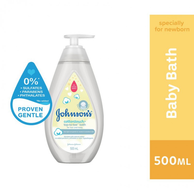 Johnsons Baby Cottontouch Hair and Body Bath Top to Toe Sabun Bayi - 500ml