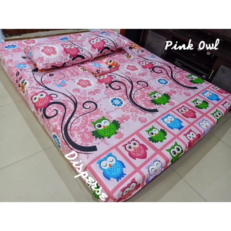 Sprei Pink Owl