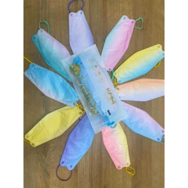 Masker KF94 GRADASI CAREION isi 10pc Warna Random