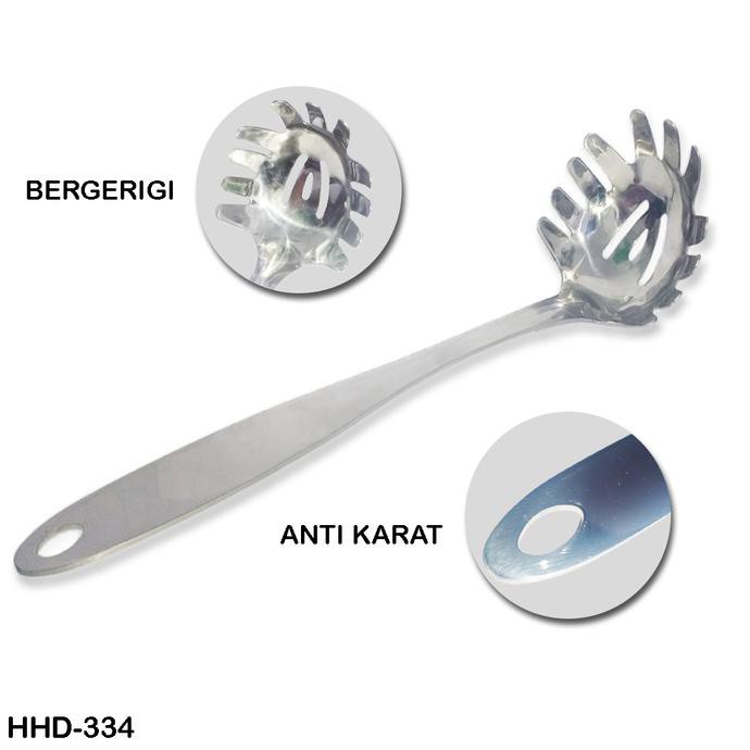 SENDOK PASTA perlengkapan masak stainless - HHD-334