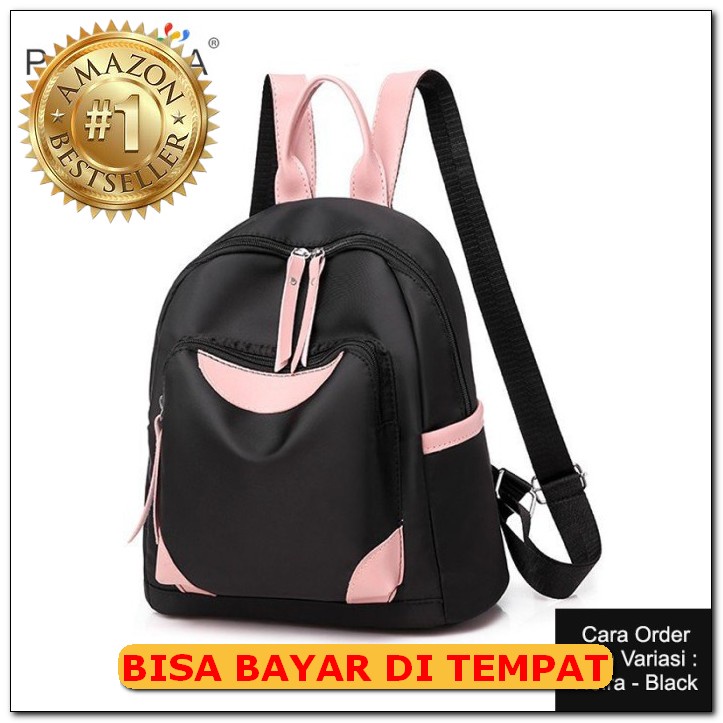 Tas Ransel Sekolah Remaja Cewe Tas Ransel Wanita Tas Ransel Batam IH943 Peonia Tas Import Kantor S