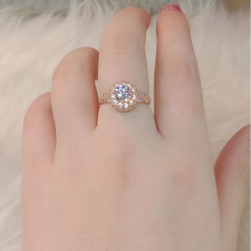 Cincin Titanium Wanita Anti Karat, Anti Alergi, Mewah &amp; Elegan, Tahan Lama, Di Jamin REALPICT 100% dan High Quality, Pilih 1 dari 3 Variasi