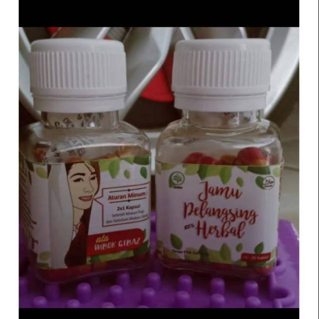 Jamu herbal pelangsing