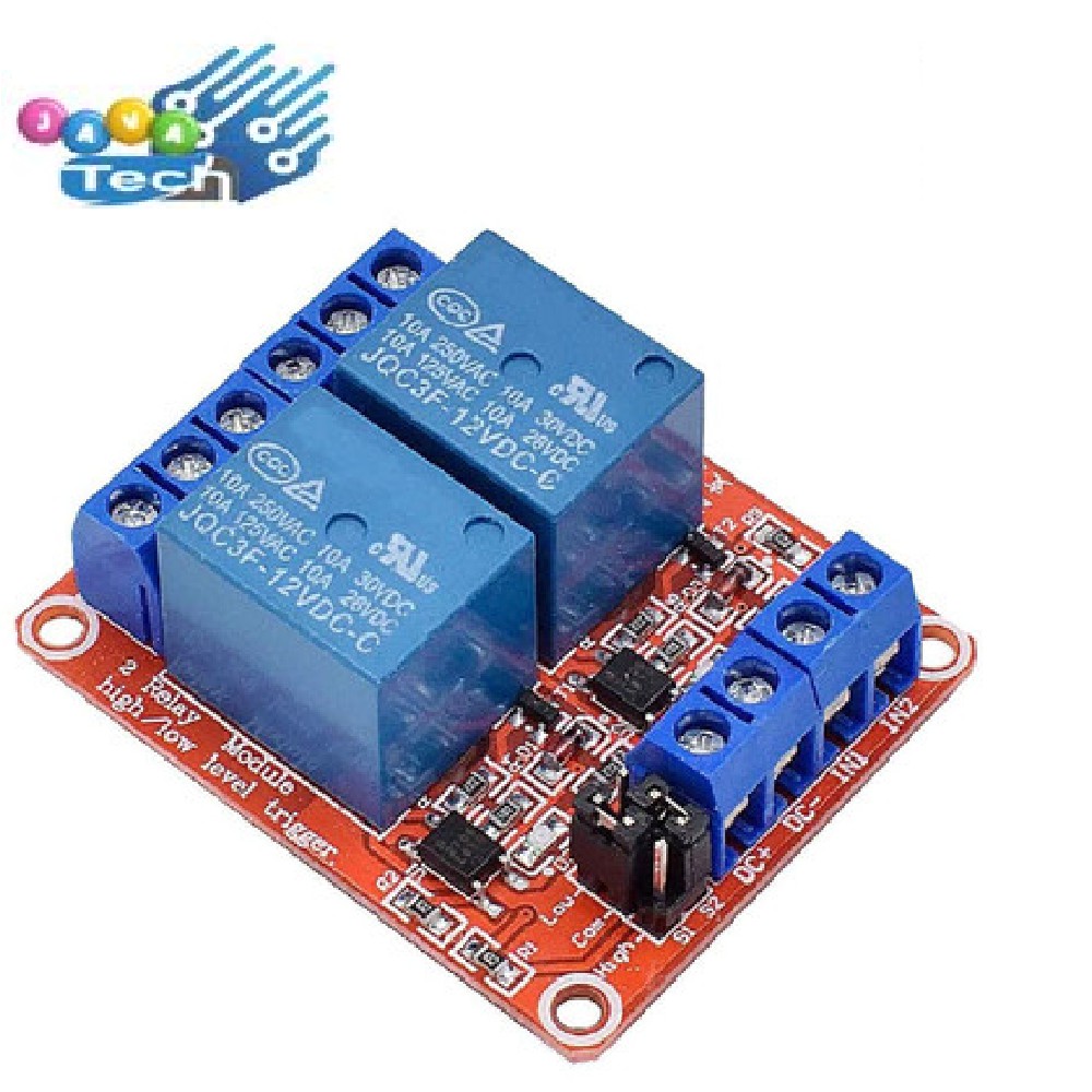 Modul Relay 2 Channel 12V Hi-Lo Input Optocoupler