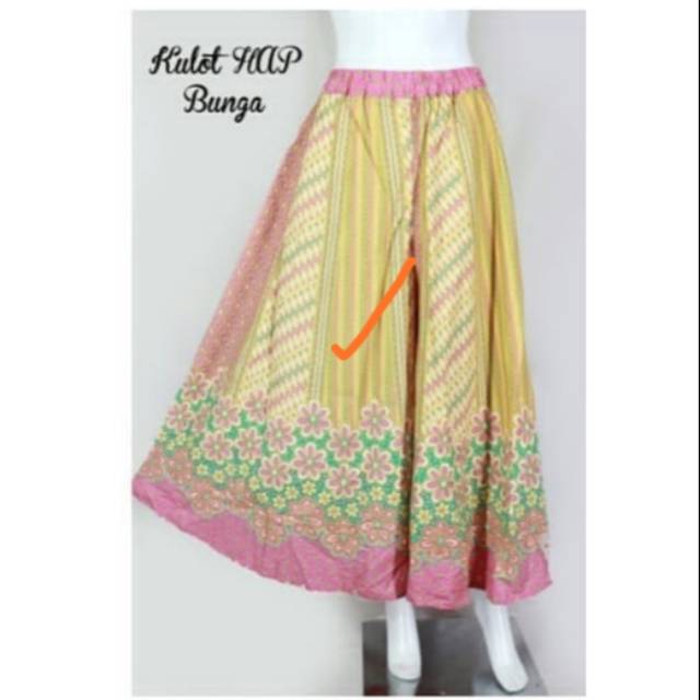 kulot batik cutbray"HAP"