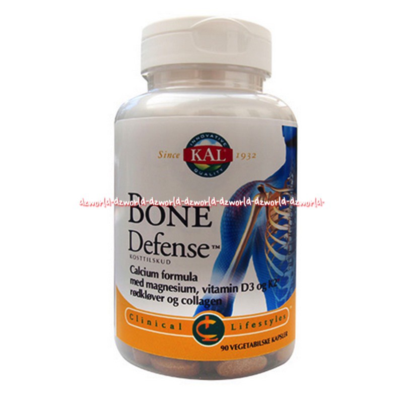 Kal Bone Defense Calcium Formula Vitamin K D3 90tablet Vit Tulang Kalsium