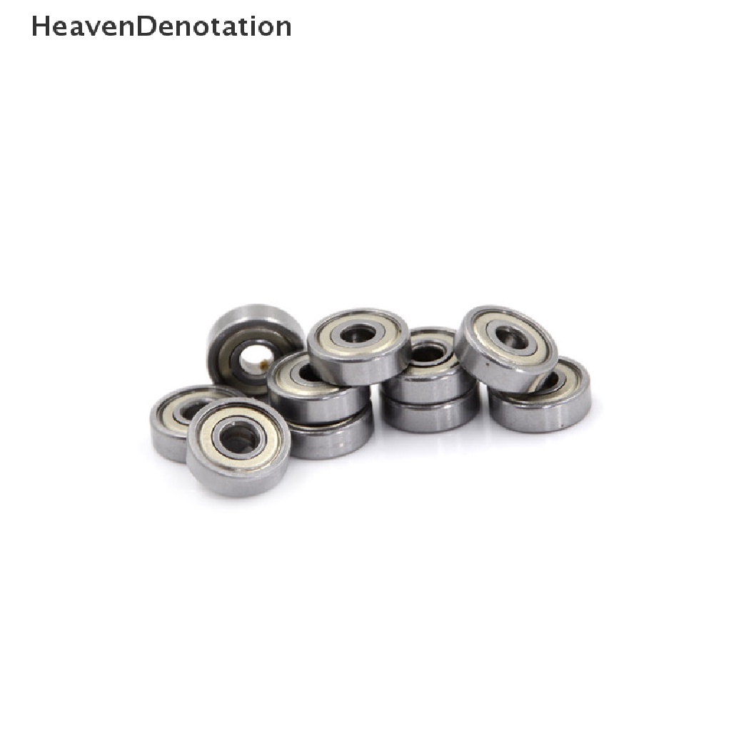 (Heavendenotation) 10pcs 625zz Miniatur Bola Bearing Radial Metrik Bahan Karet + Metal