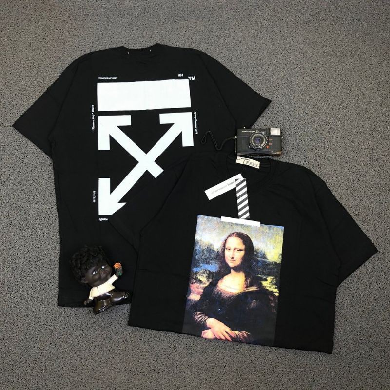 KAOS OFF WHITE MONALISA ART BLACK | KAOS | T-SHIRT