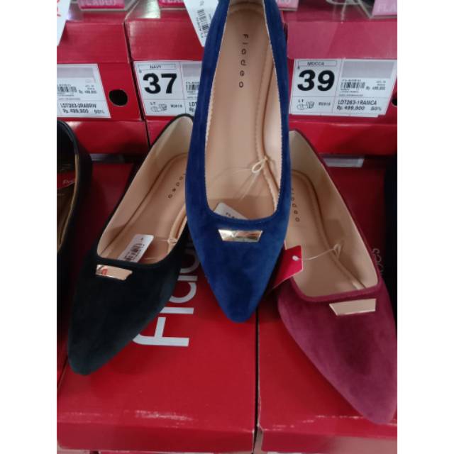 Flatshoes wanita bahan suede ori 100%  fladeo