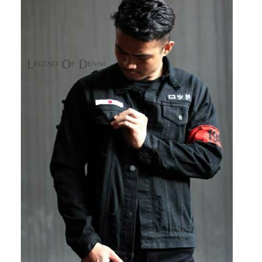 JAKET JEANS BORDIR LOD NEW ART