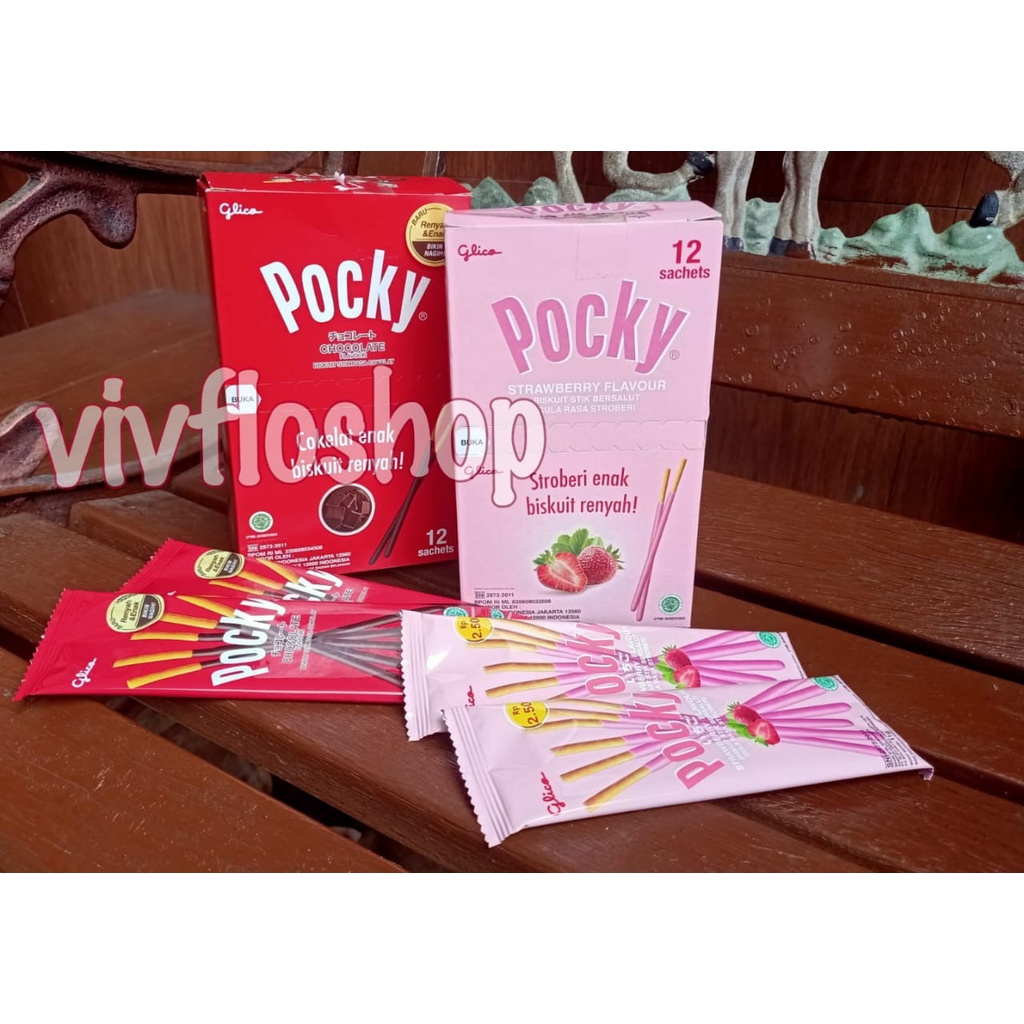 

Biskuit Pocky Mini (Box isi 12 Sachet)