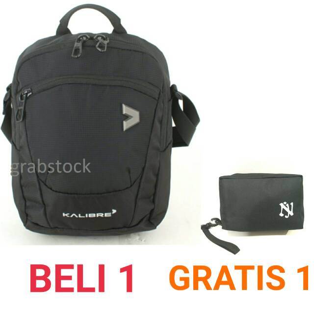 Promo Beli 1 Gratis 1 Tas Selempang Kalibre FREE Tas Pouch Free Gift Store