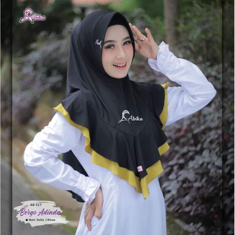 ABIKA HIJAB - BERGO ADINDA - JILBAB INSTAN SIMPLE MODIS - JILBAB INSTAN TERLARIS