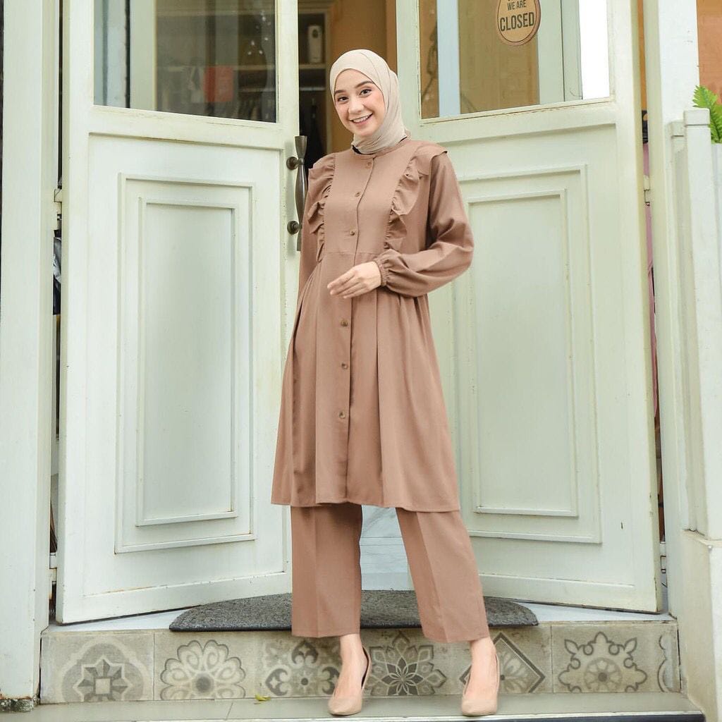 STELAN LONG JUMBO VANYA XXL || STELAN WANITA RAYON CRINKEL TERBARU || BEST SELLER || ARRAZAQU COLLECTION|| COD