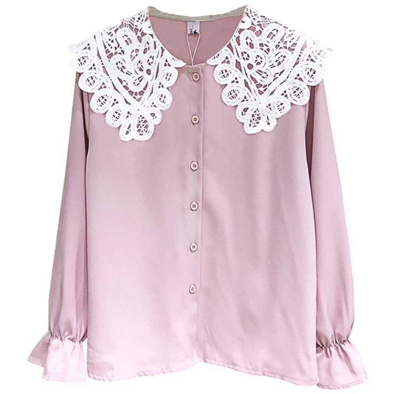 Ios Shop - Qiandra Blouse Wanita Lengan Panjang Kantor Korean Ramadhan Muslim Hijab OOTD Lebaran Ramadan Kekinian Korea Casual-5