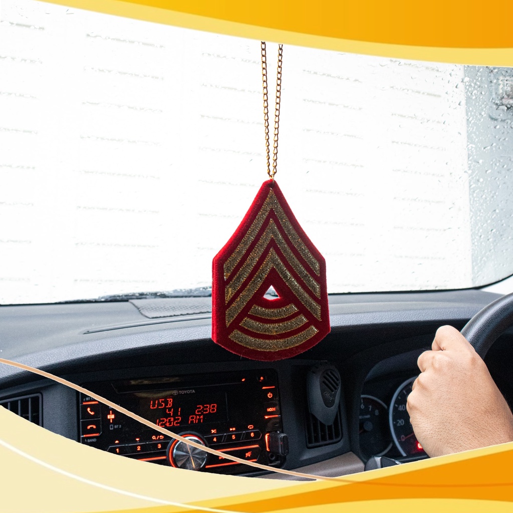 Gantungan Aksesoris Interior Spion Mobil  Akmil Taruna Akpol Tni Polisi Eksklusif Bahan Premium Bagu