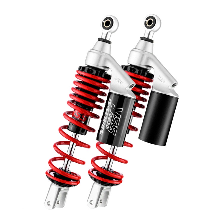 Shockbreaker N-Max YSS Tabung Twin Shock New G-Plus All Black TC302-335TL For N-Max Merah