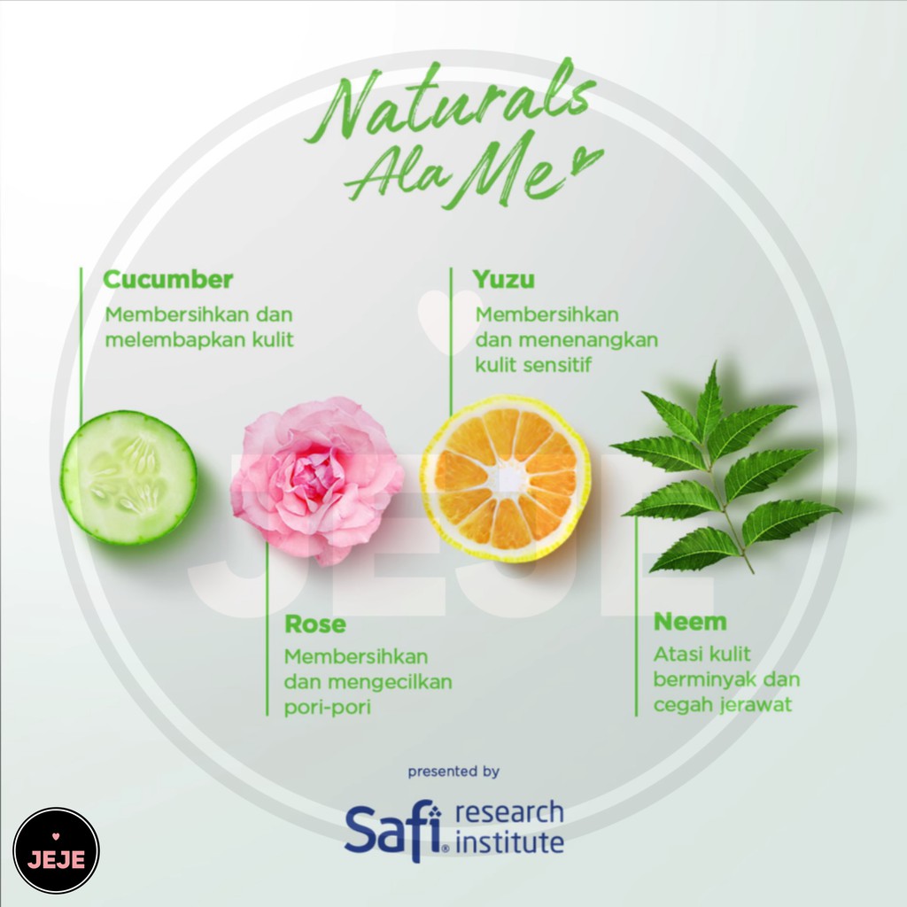 SAFI Naturals Micellar Water | Neem Leaf Cucumber Yuzu Rose Flower