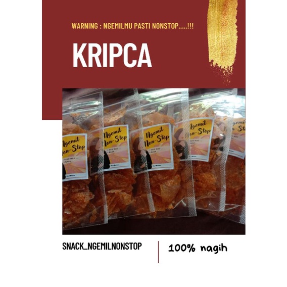 

Kripca (keripik kaca) 30 gram