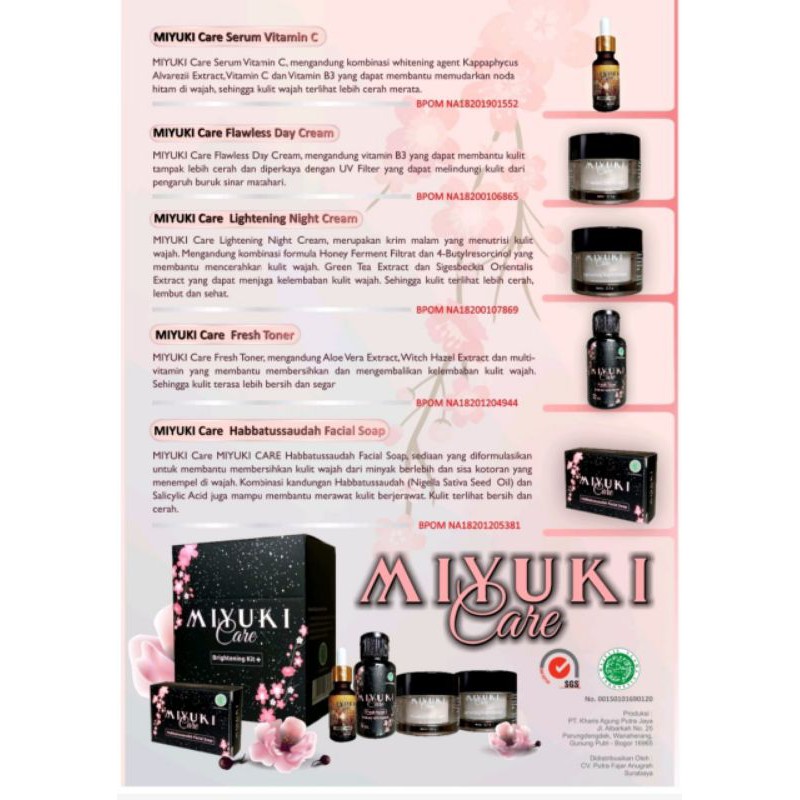 Miyuki Care Cream Set