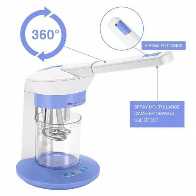 portable hot steamer uap facial ion ozone uv sterilizer
