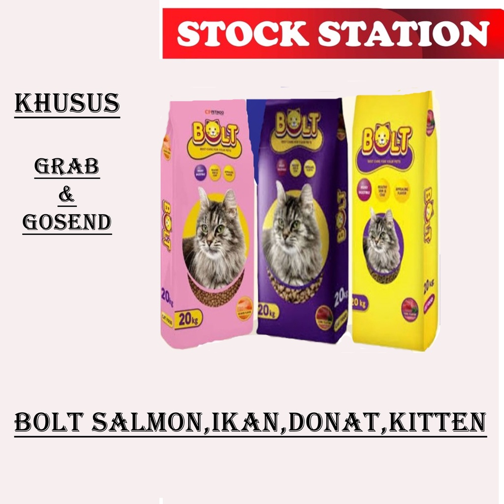 BOLT IKAN/DONUT/SALMON/KITTEN (GRAB/GOSEND)