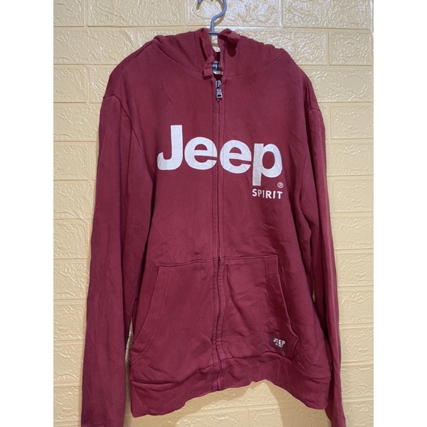 HOODIE SECOND JEEP MERAH