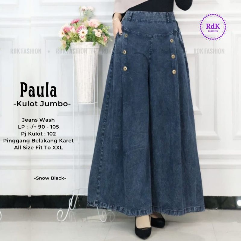 Paula Kulot Jumbo / ALAZKA JUMBO PALAZO / Kulot Jeans N95