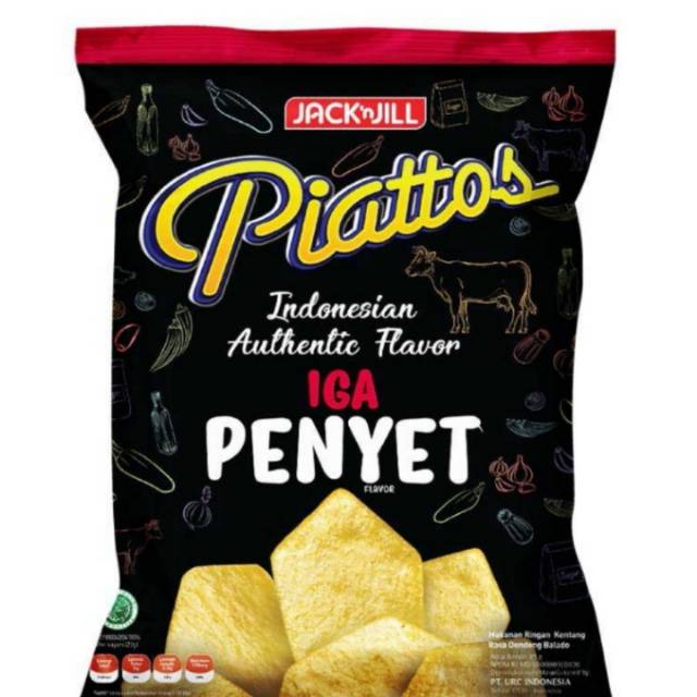 Piatoss Snack Iga Penyet 85 g