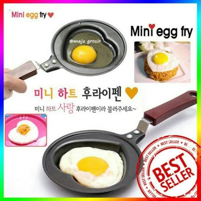 Teflon Karakter Mini Frypan Wajan Non Stick Fry Pan Motif Lucu Telor