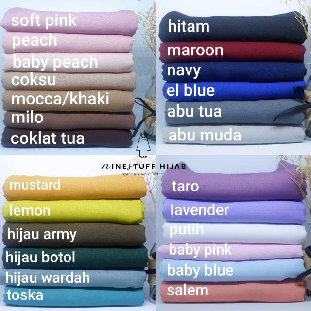 Ninestuff Hijab | Khimar Non Pet 75×100