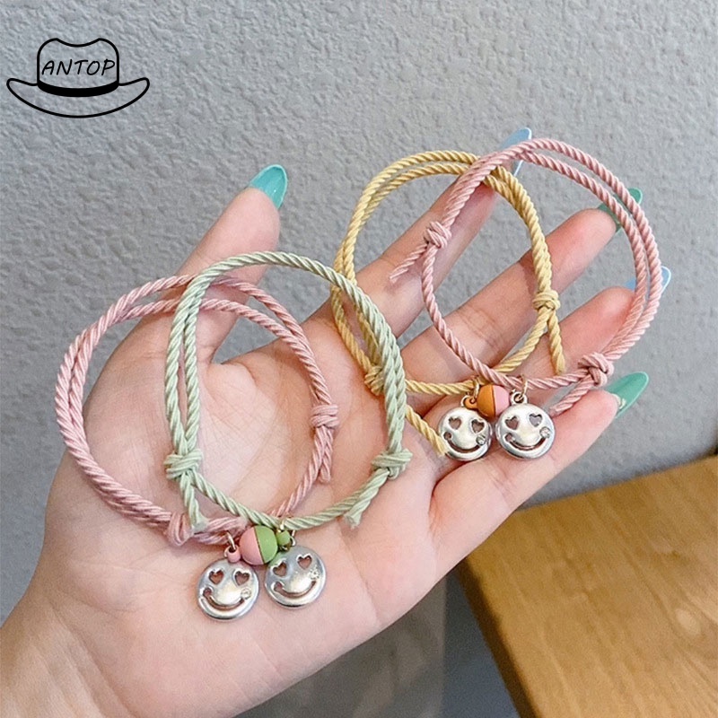 Gelang Magnet Pasangan Korea Lucu Aksesoris Hadiah Gelang ANTOP