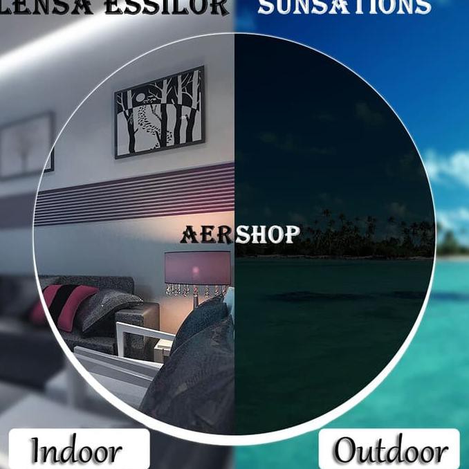 NEW ARRIVAL lensa minus - lensa essilor crizal alize - essilor SUNSATIONS