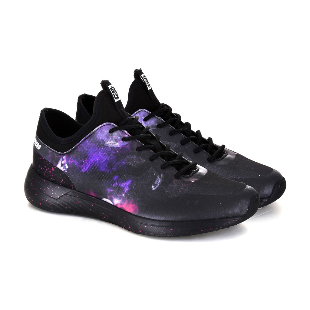 Sepatu Sneakers Cowok Piero Jogger Fuse Aurora - Black/Aurora