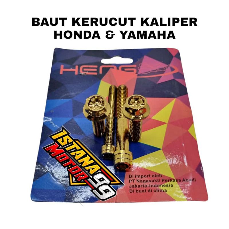 Jual Baut Probolt Kerucut Kaliper Monoblock Piston Nissi Bremboo