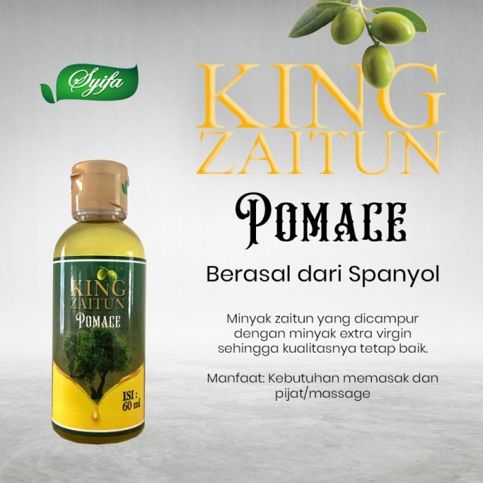 

King Zaitun Pomace Oilve Oil 60ml - Syifa Herbal