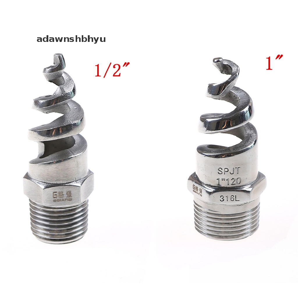 Kepala sprinkler nozzle Atomisasi spiral cone Stainless steel Adawnshbhyu1Per2 &quot;1&quot;